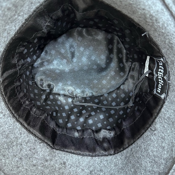 Affliction Wool Fedora Hat with Chain - Picture 6 of 10